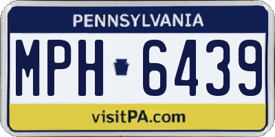 PA license plate MPH6439