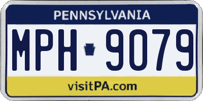 PA license plate MPH9079