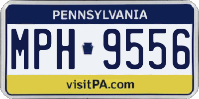 PA license plate MPH9556