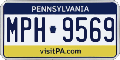 PA license plate MPH9569