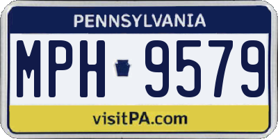 PA license plate MPH9579