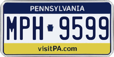 PA license plate MPH9599