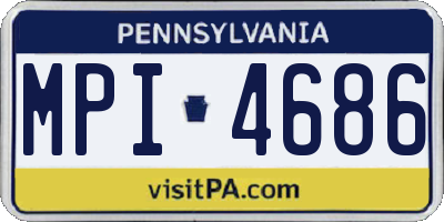 PA license plate MPI4686