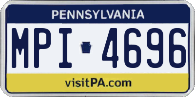 PA license plate MPI4696
