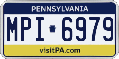 PA license plate MPI6979
