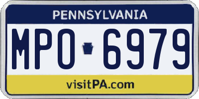 PA license plate MPO6979
