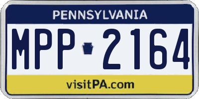 PA license plate MPP2164