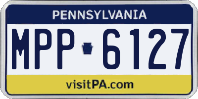 PA license plate MPP6127
