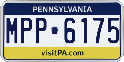 PA license plate MPP6175