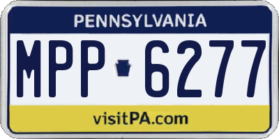 PA license plate MPP6277