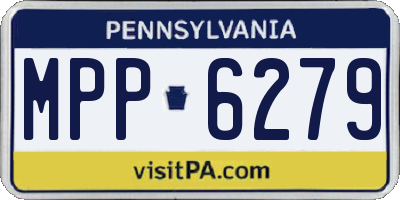 PA license plate MPP6279