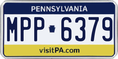 PA license plate MPP6379