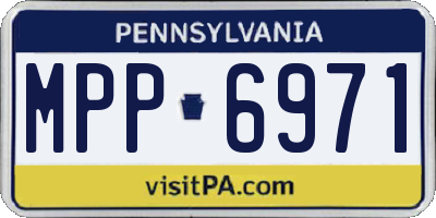 PA license plate MPP6971