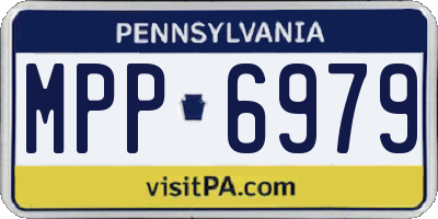 PA license plate MPP6979