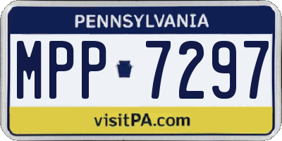 PA license plate MPP7297