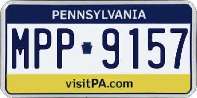 PA license plate MPP9157