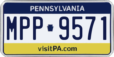 PA license plate MPP9571