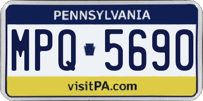 PA license plate MPQ5690
