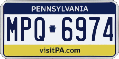 PA license plate MPQ6974