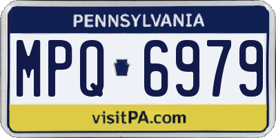 PA license plate MPQ6979