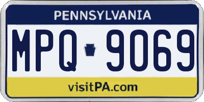 PA license plate MPQ9069