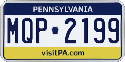 PA license plate MQP2199