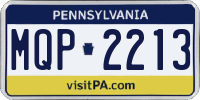 PA license plate MQP2213