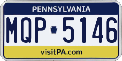 PA license plate MQP5146