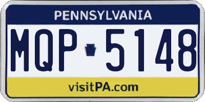 PA license plate MQP5148