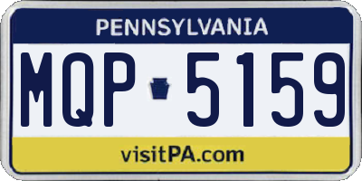 PA license plate MQP5159