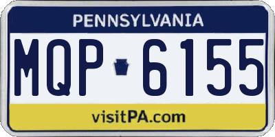 PA license plate MQP6155