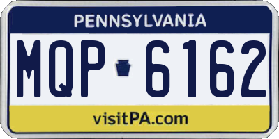 PA license plate MQP6162