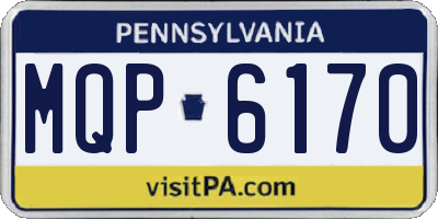PA license plate MQP6170