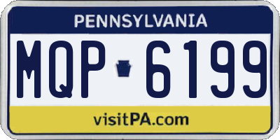 PA license plate MQP6199