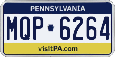 PA license plate MQP6264