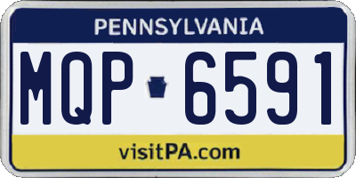 PA license plate MQP6591