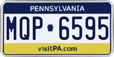PA license plate MQP6595