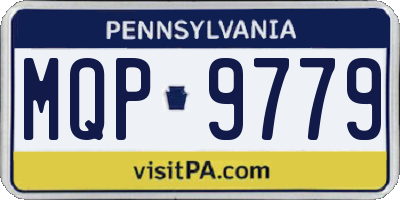 PA license plate MQP9779