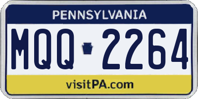 PA license plate MQQ2264