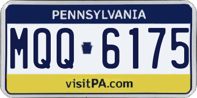 PA license plate MQQ6175