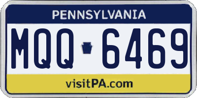 PA license plate MQQ6469