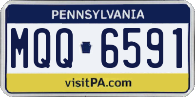 PA license plate MQQ6591