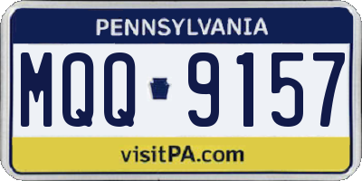 PA license plate MQQ9157