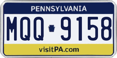 PA license plate MQQ9158