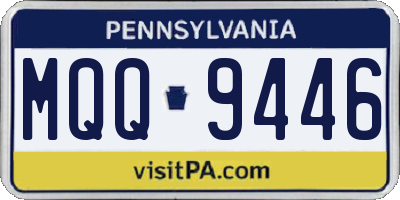 PA license plate MQQ9446