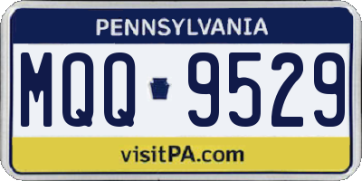 PA license plate MQQ9529