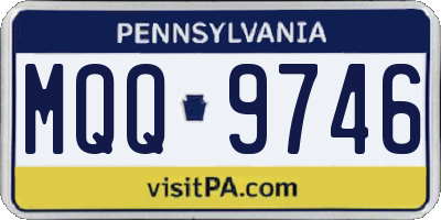 PA license plate MQQ9746