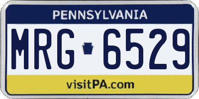 PA license plate MRG6529