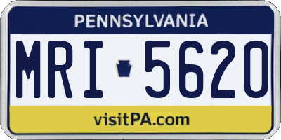 PA license plate MRI5620