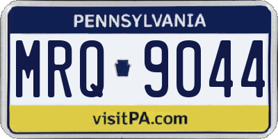 PA license plate MRQ9044